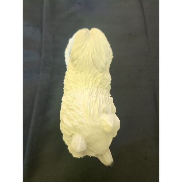 1991 The Canine Collection SAMOYED Resin Dog Figurine White w/Long Hair - Picture 10 of 10